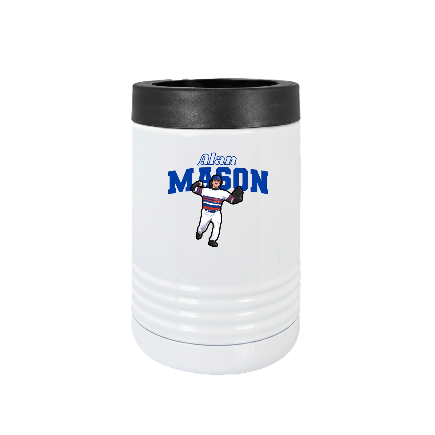 Beverage Holder — Name Arch in White