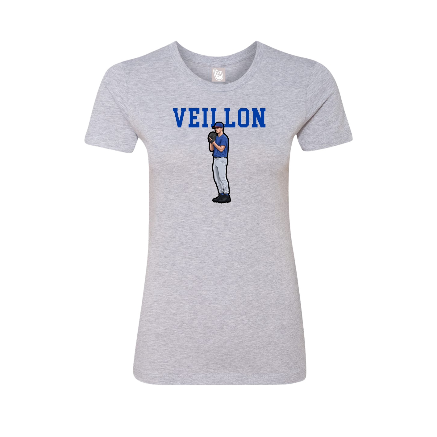 Fitted Women's Tee — Shirsey in Grey