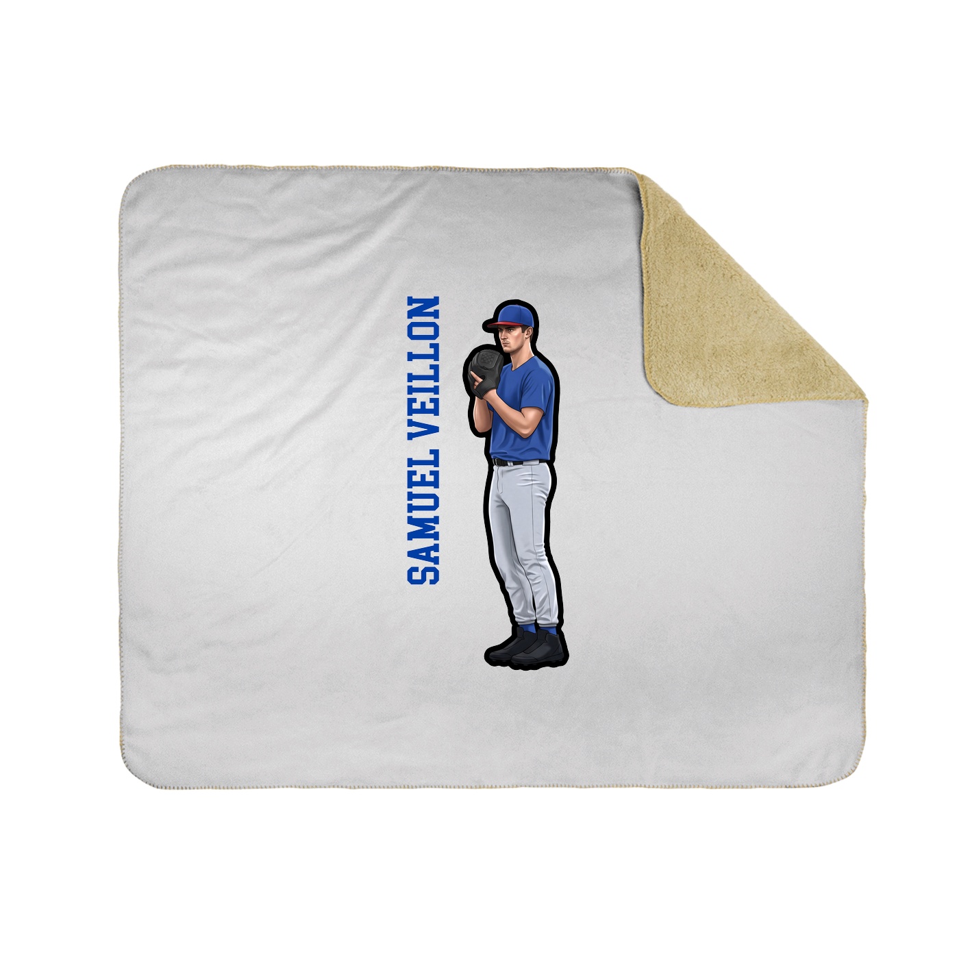 50x60 Sherpa Lined Throw Blanket