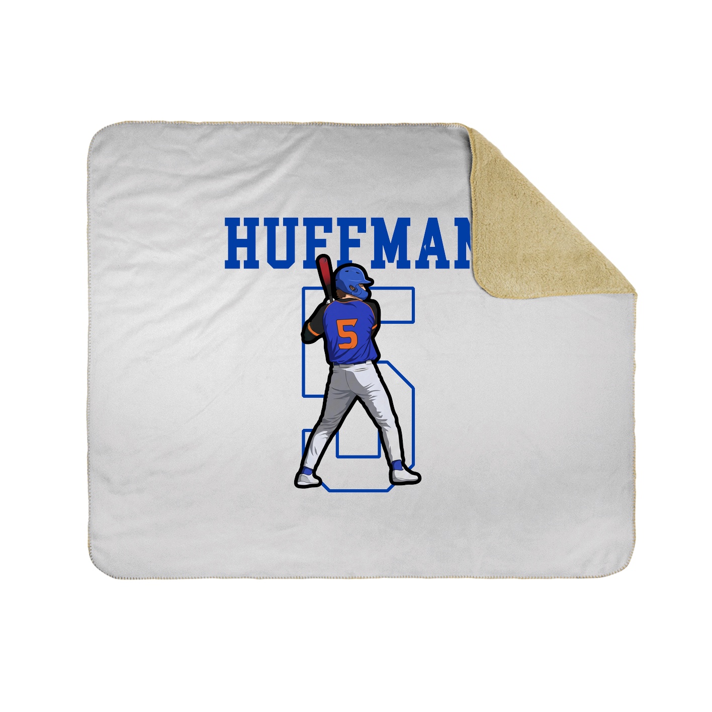 50x60 Sherpa Lined Throw Blanket