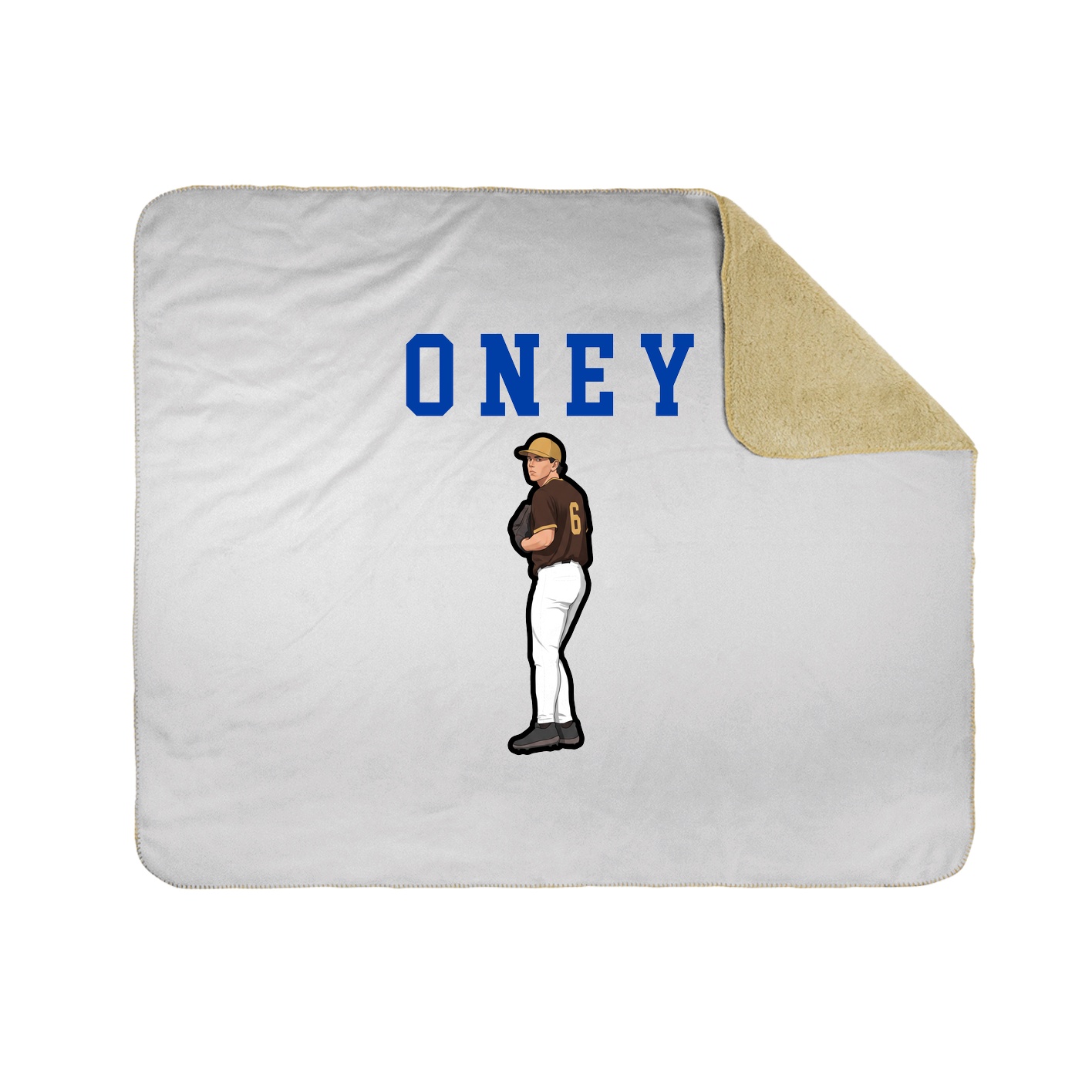 Throw Blanket — Shirsey in White