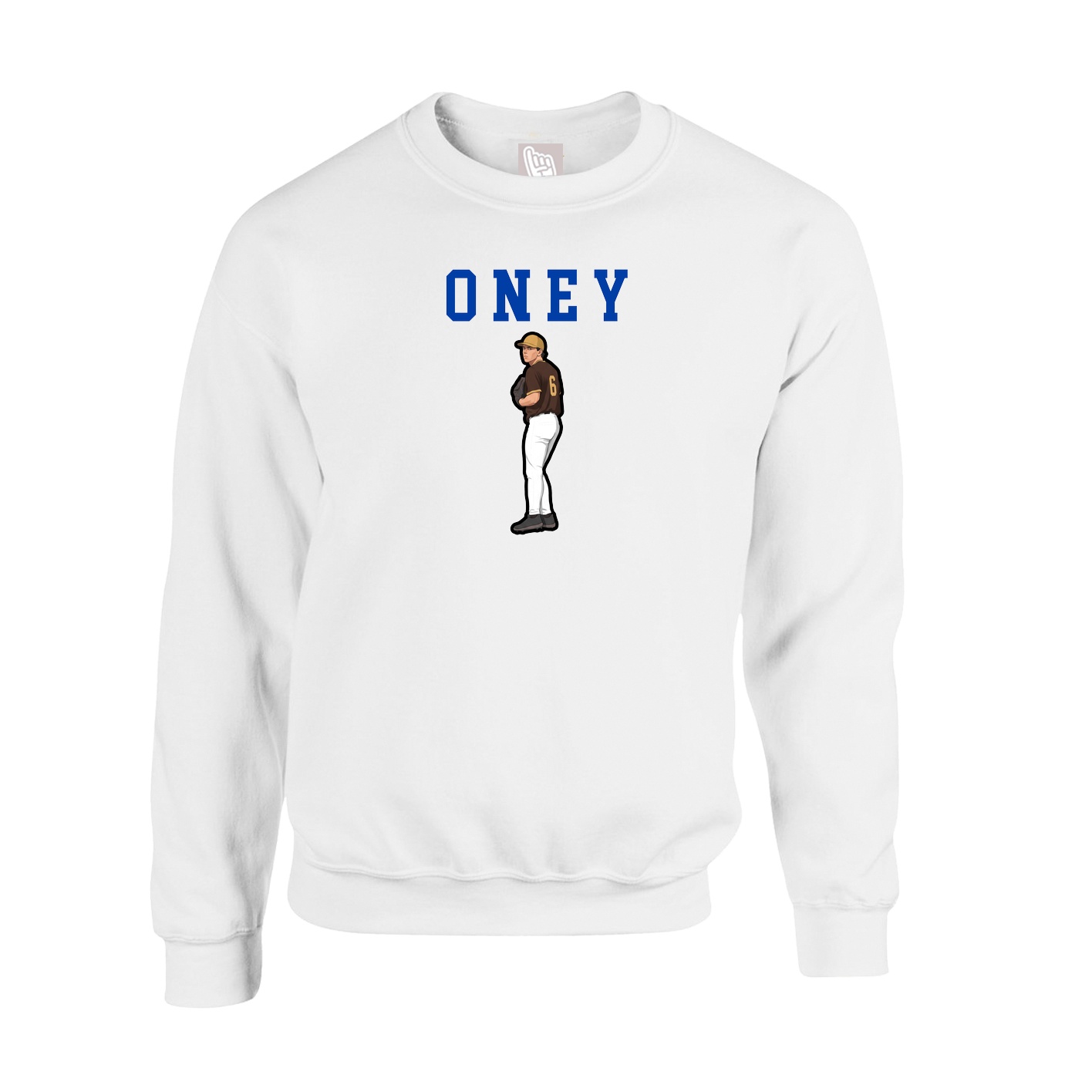 Fleece Crew — Shirsey in White