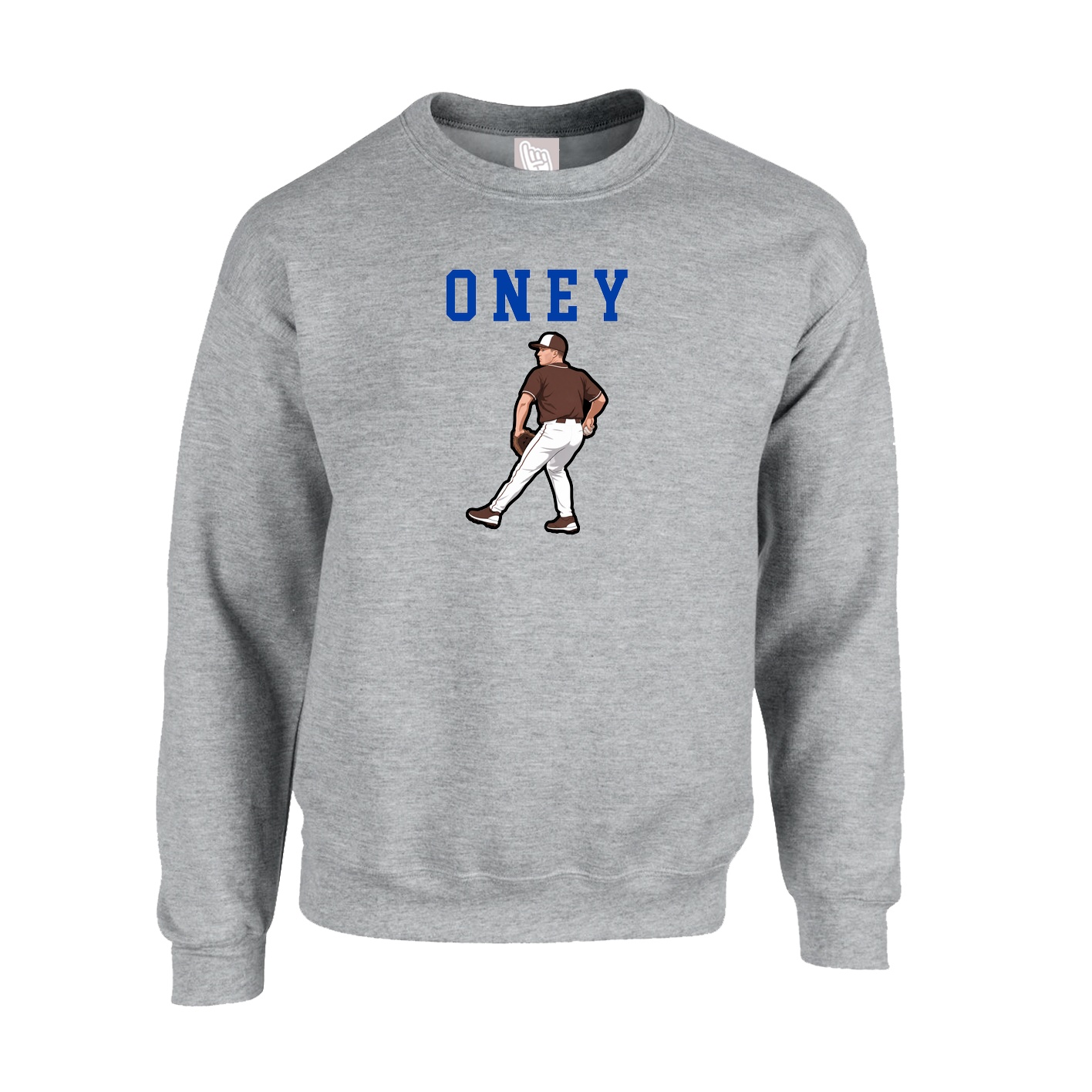Fleece Crew — Shirsey in Grey