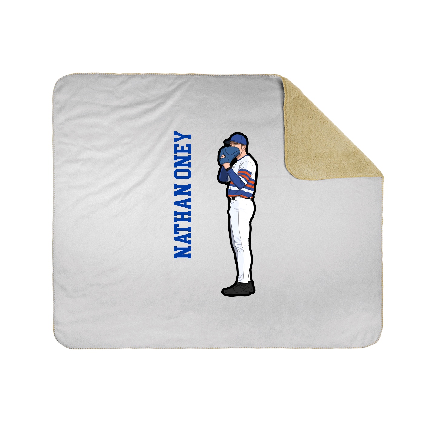 50x60 Sherpa Lined Throw Blanket