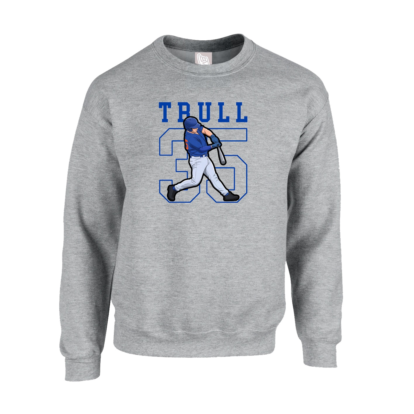 Fleece Crew — Shirsey in Grey