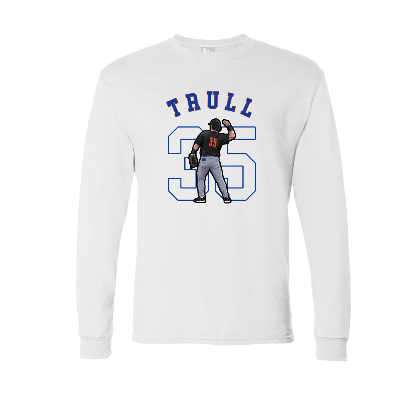 Long Sleeve Tee — Shirsey Arch in White