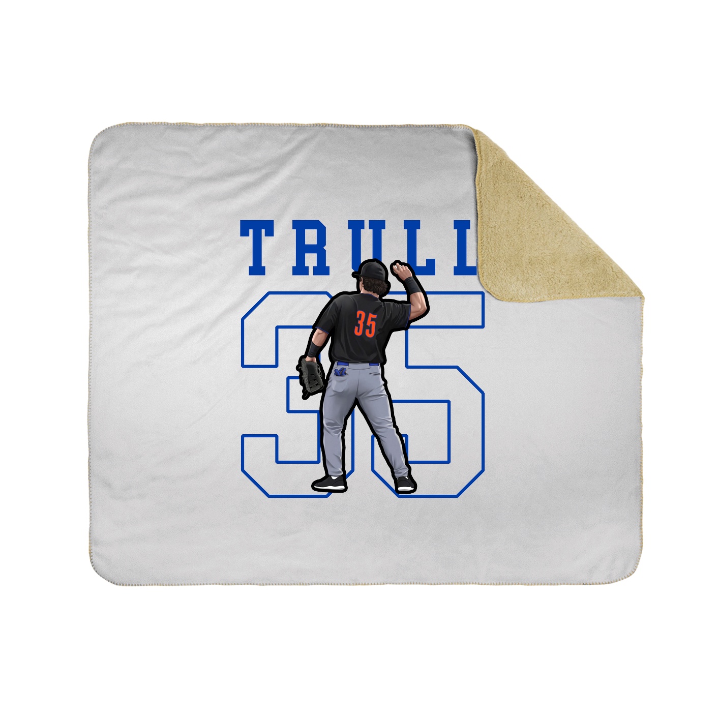 Throw Blanket — Shirsey in White