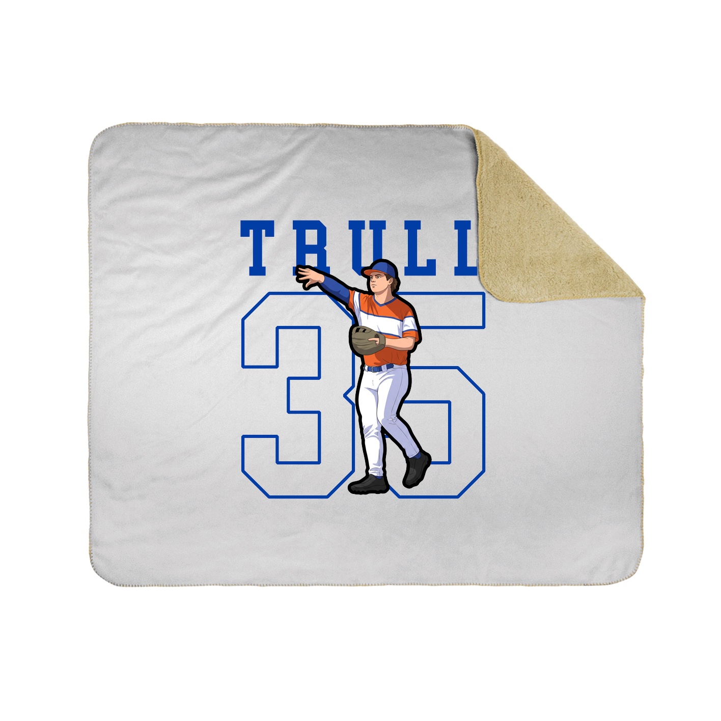 Throw Blanket — Shirsey in White