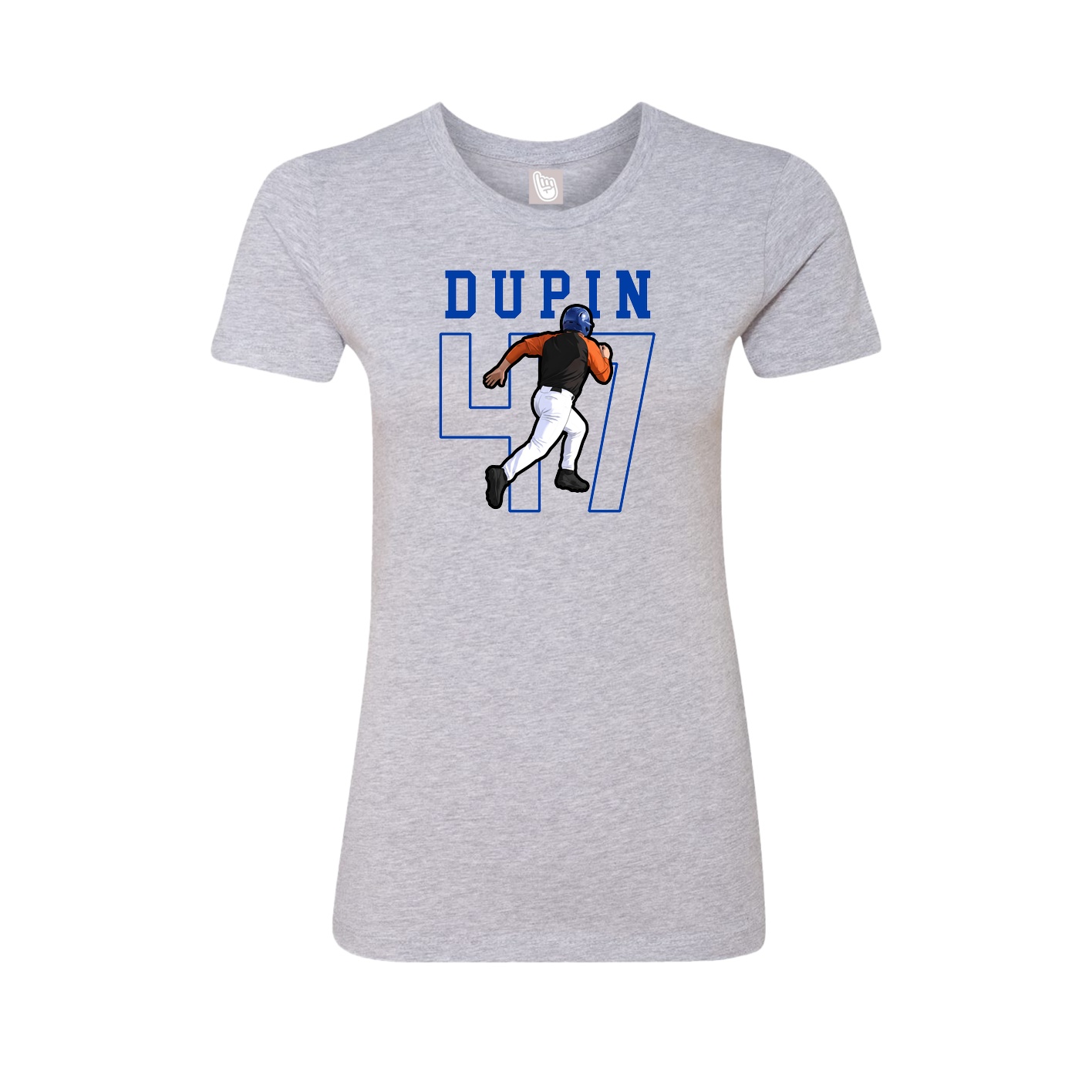 Fitted Women's Tee — Shirsey in Grey