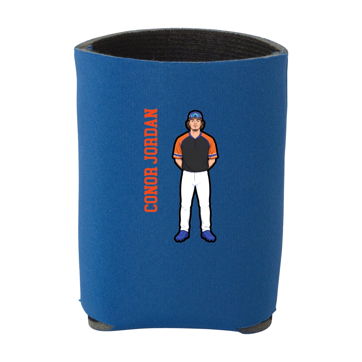 Can Holder — Name Vertical in Royal