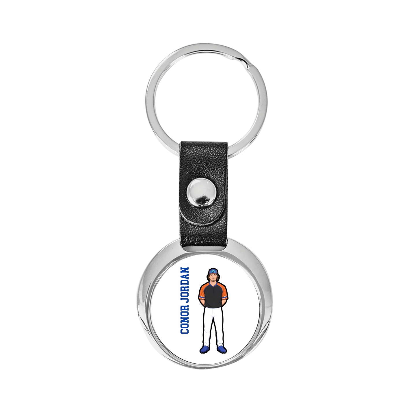 Key Chain — Name Vertical in Classic