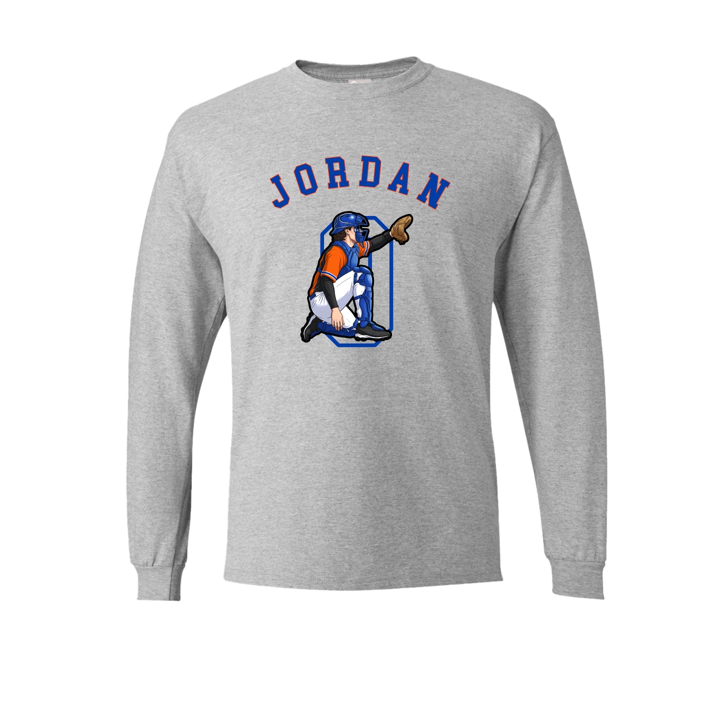 Long Sleeve Tee — Shirsey Arch in Grey