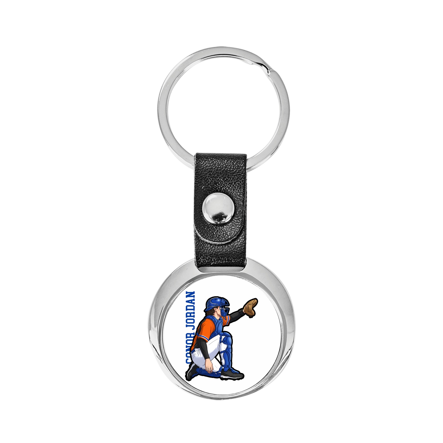 Key Chain — Name Vertical in Classic
