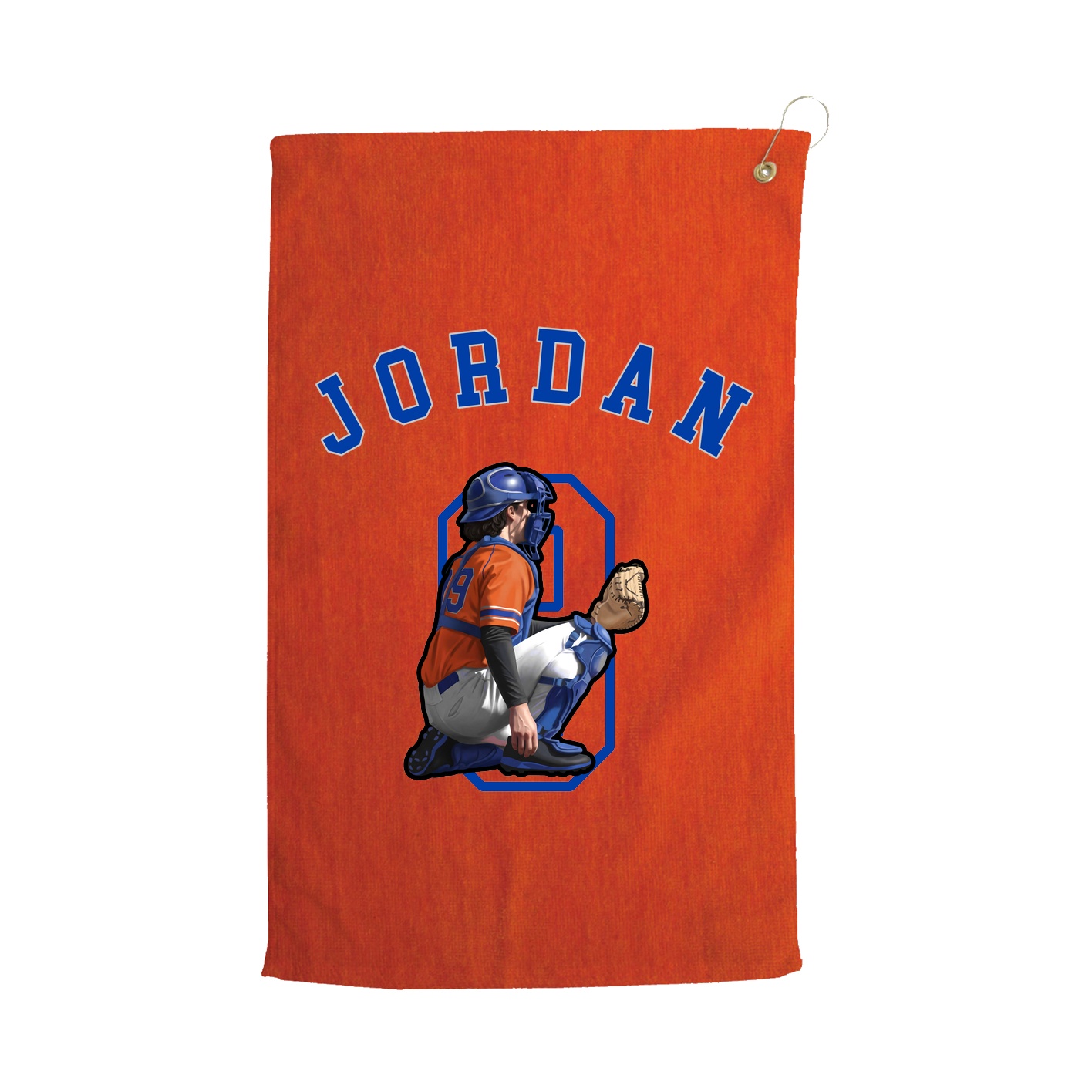 Golf Towel — Shirsey Arch in Orange