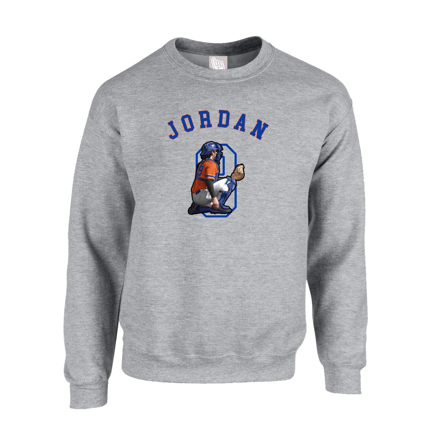 Fleece Crew — Shirsey Arch in Grey