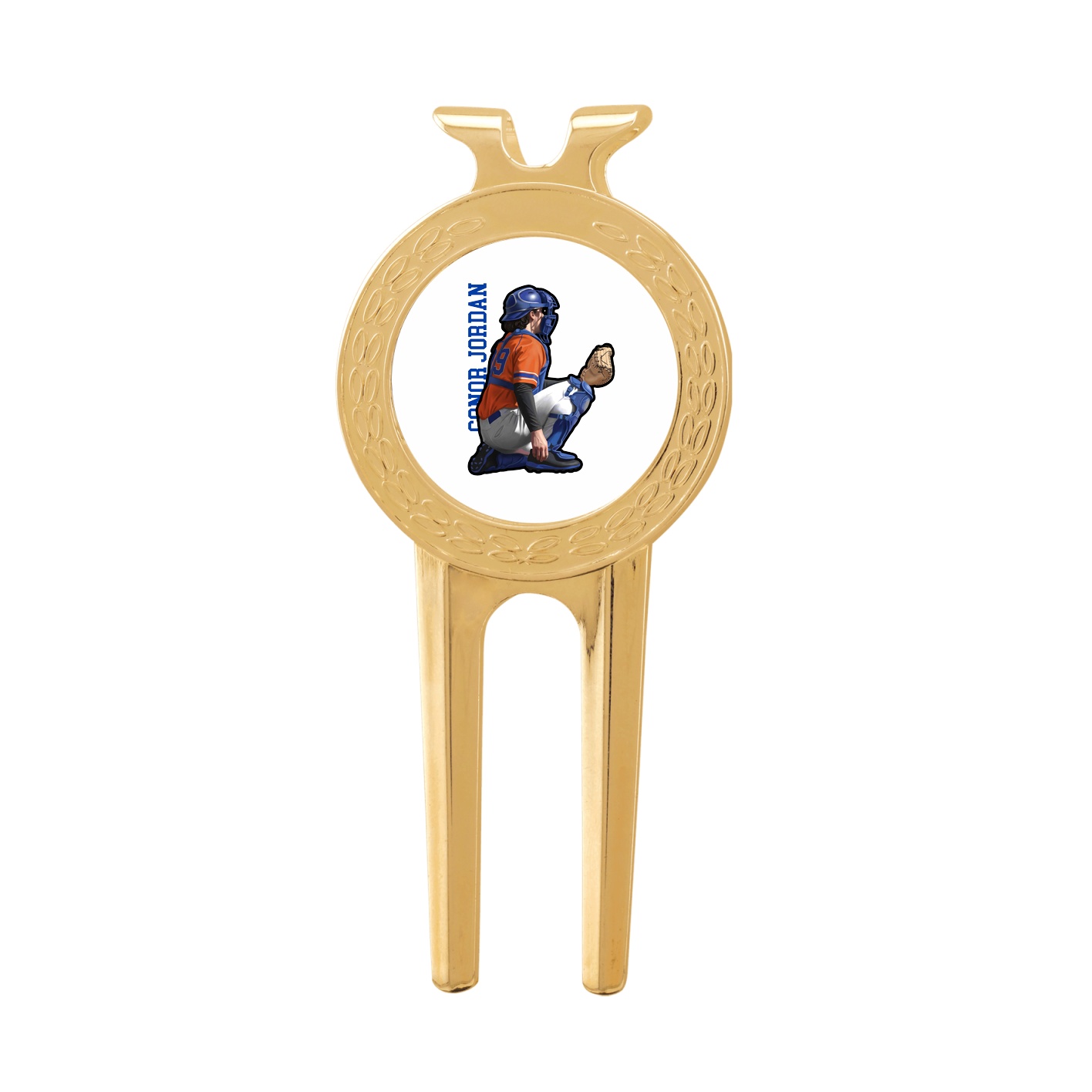 Divot Tool with Ball Marker — Name Vertical in Classic