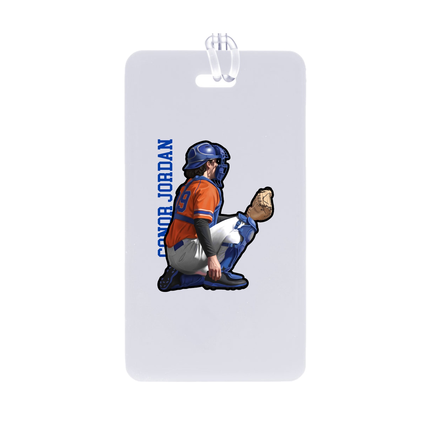 Bag Tag — Name Vertical in Classic