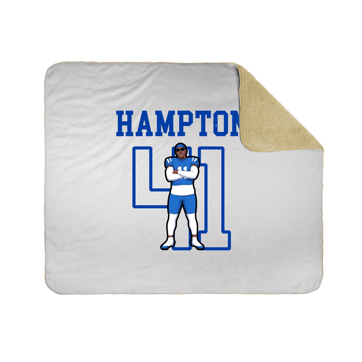 Throw Blanket — Shirsey in White