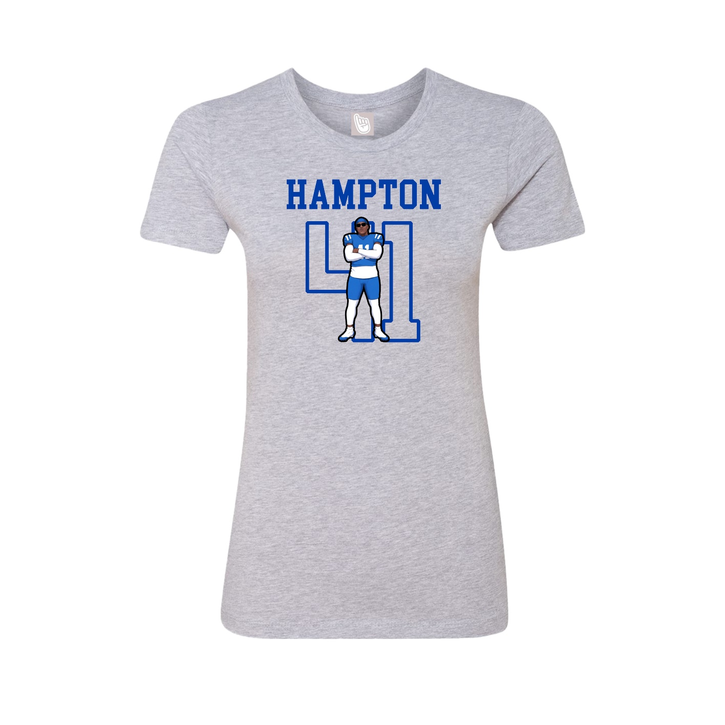 Fitted Women's Tee — Shirsey in Grey