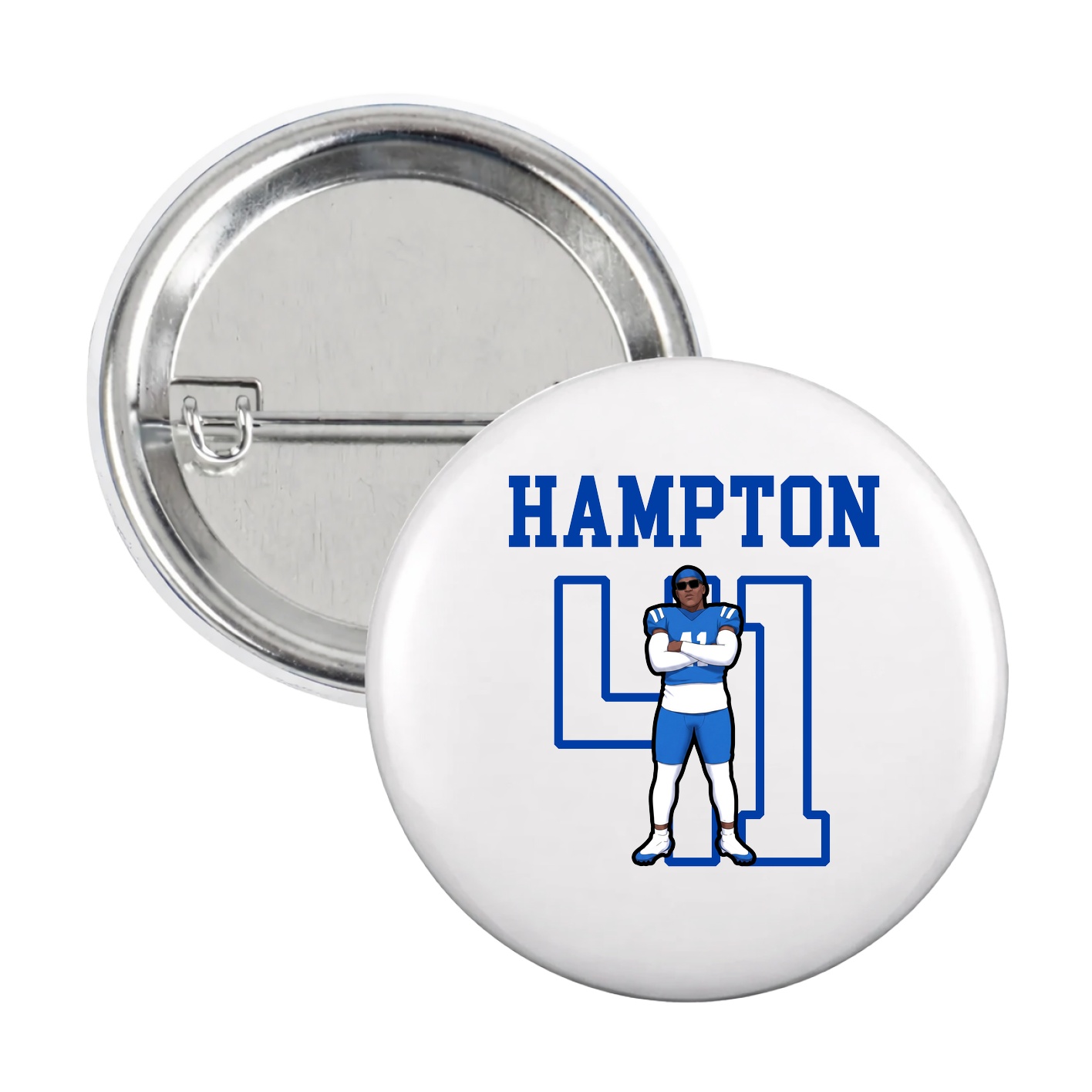 Game Day Button — Shirsey in White