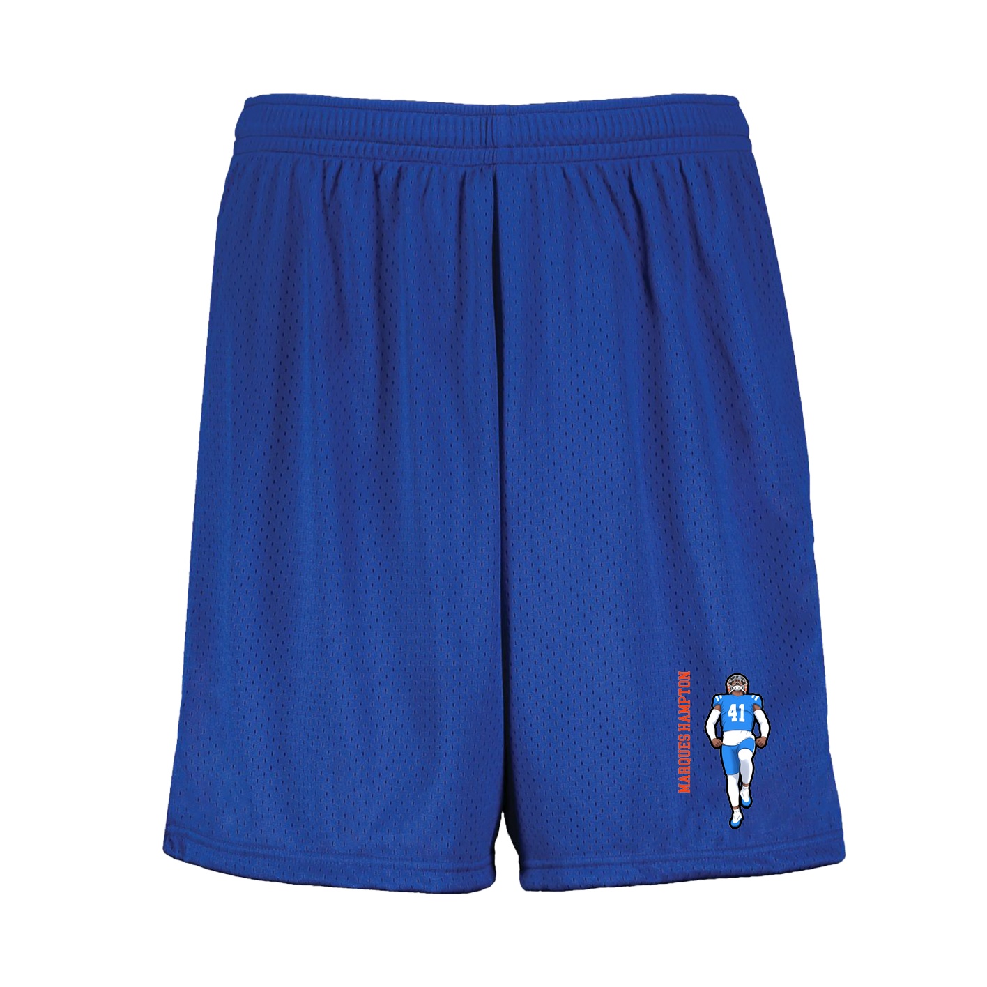 Shorts — Name Vertical in Royal
