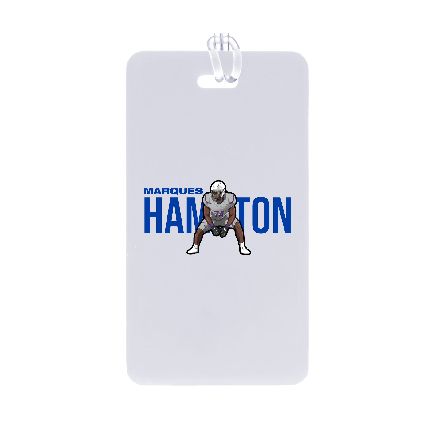 Bag Tag — Player Name in Classic