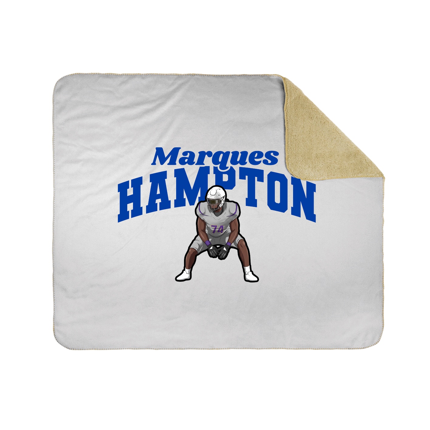 Throw Blanket — Signature Arch in White