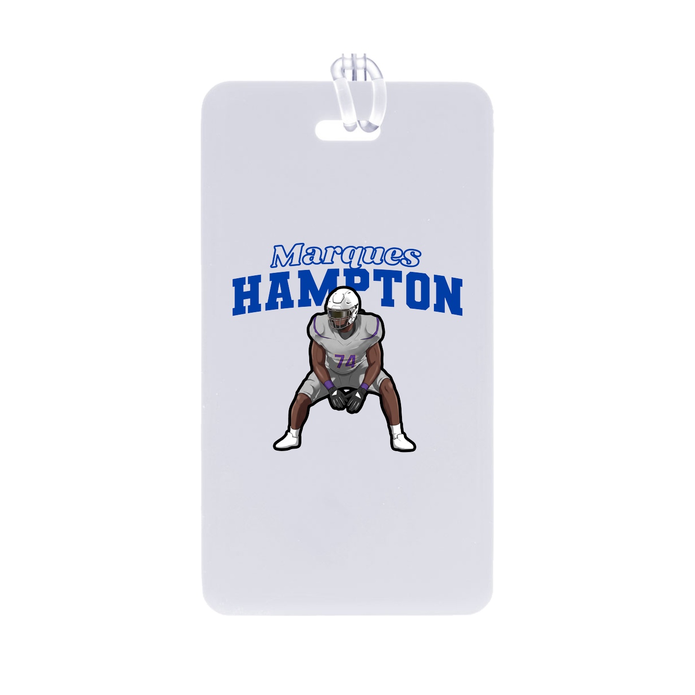 Bag Tag — Name Arch in Classic