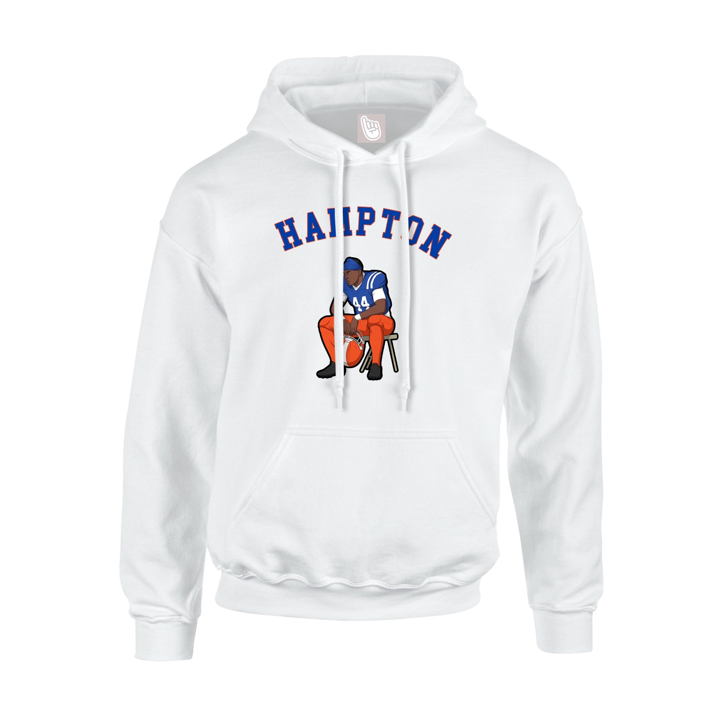 Hoodie — Shirsey Arch in White