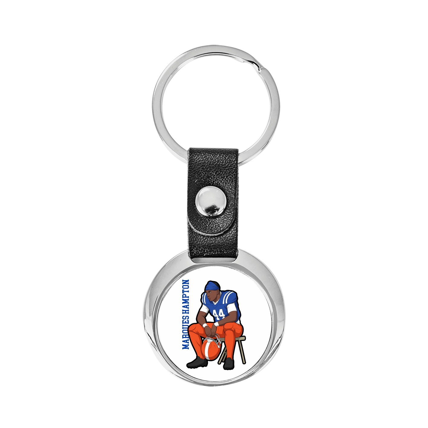 Key Chain — Name Vertical in Classic