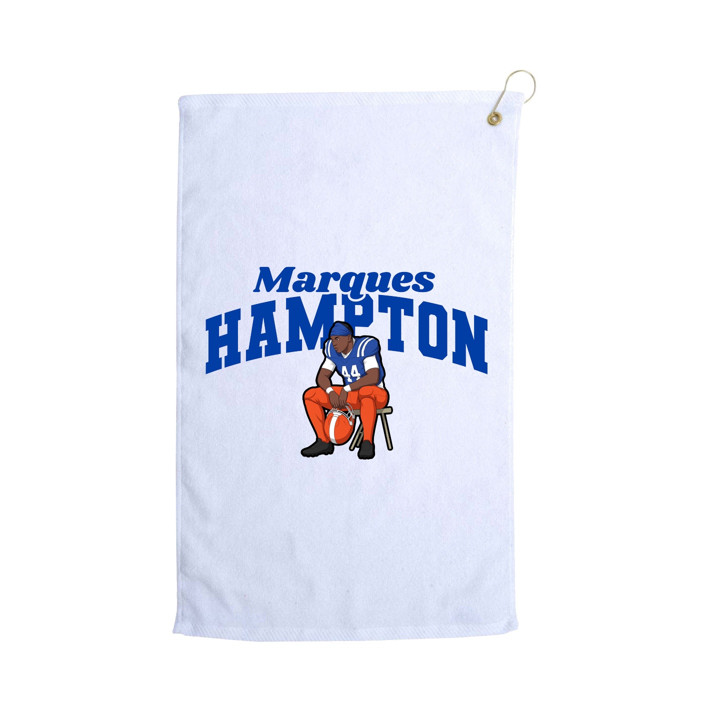 Golf Towel — Signature Arch in White