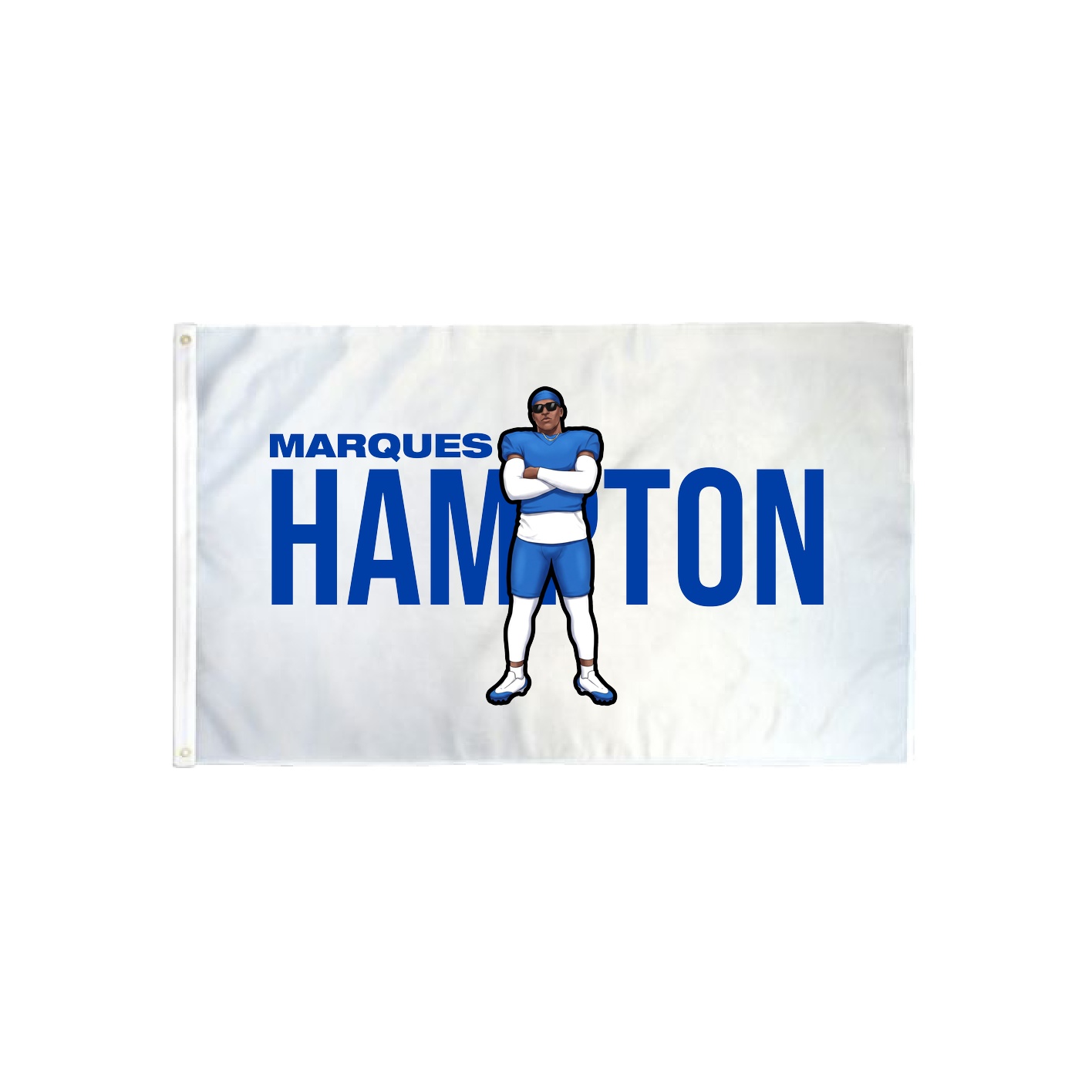 3x5 Flag — Player Name in Classic