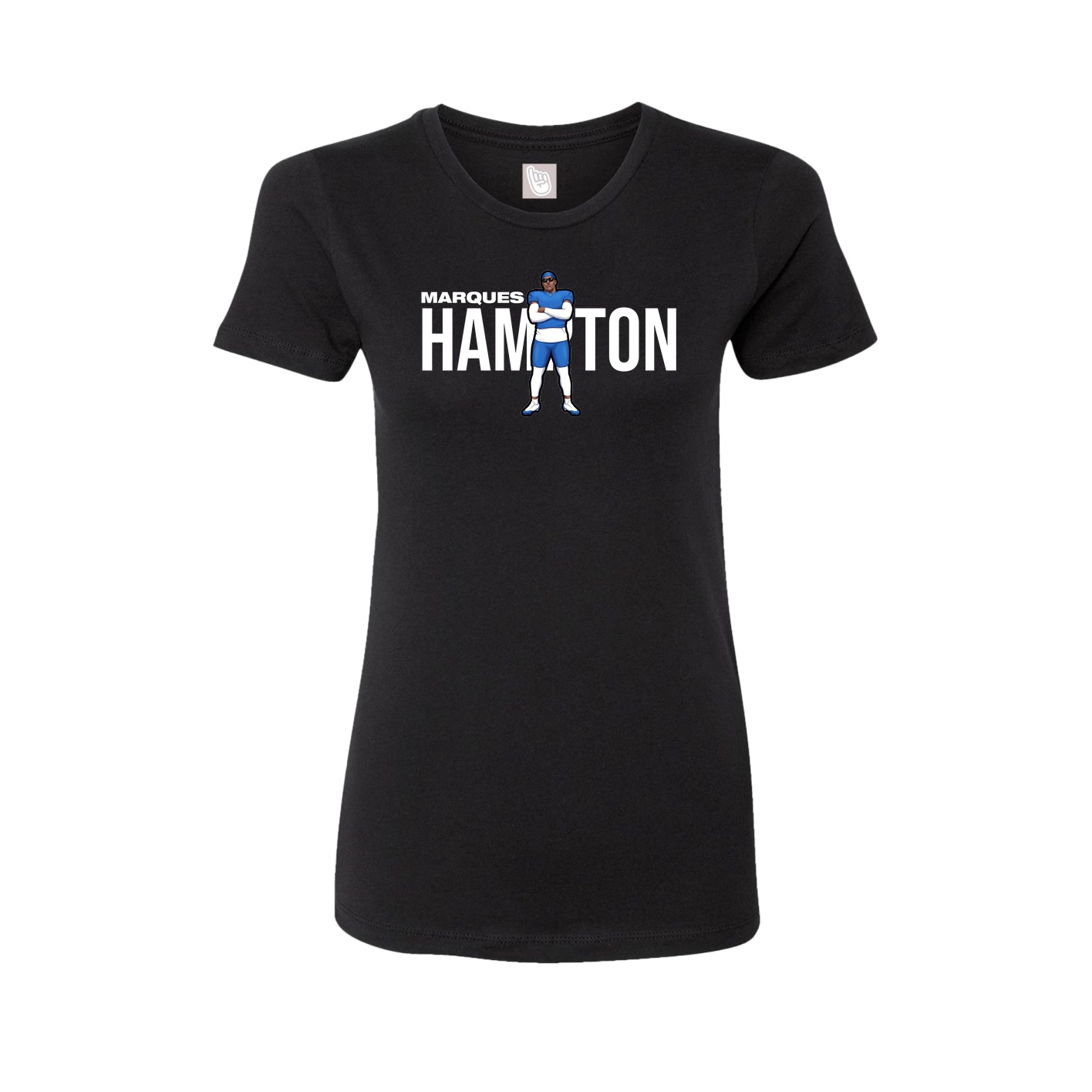 Womens Tee — Player Name in Black
