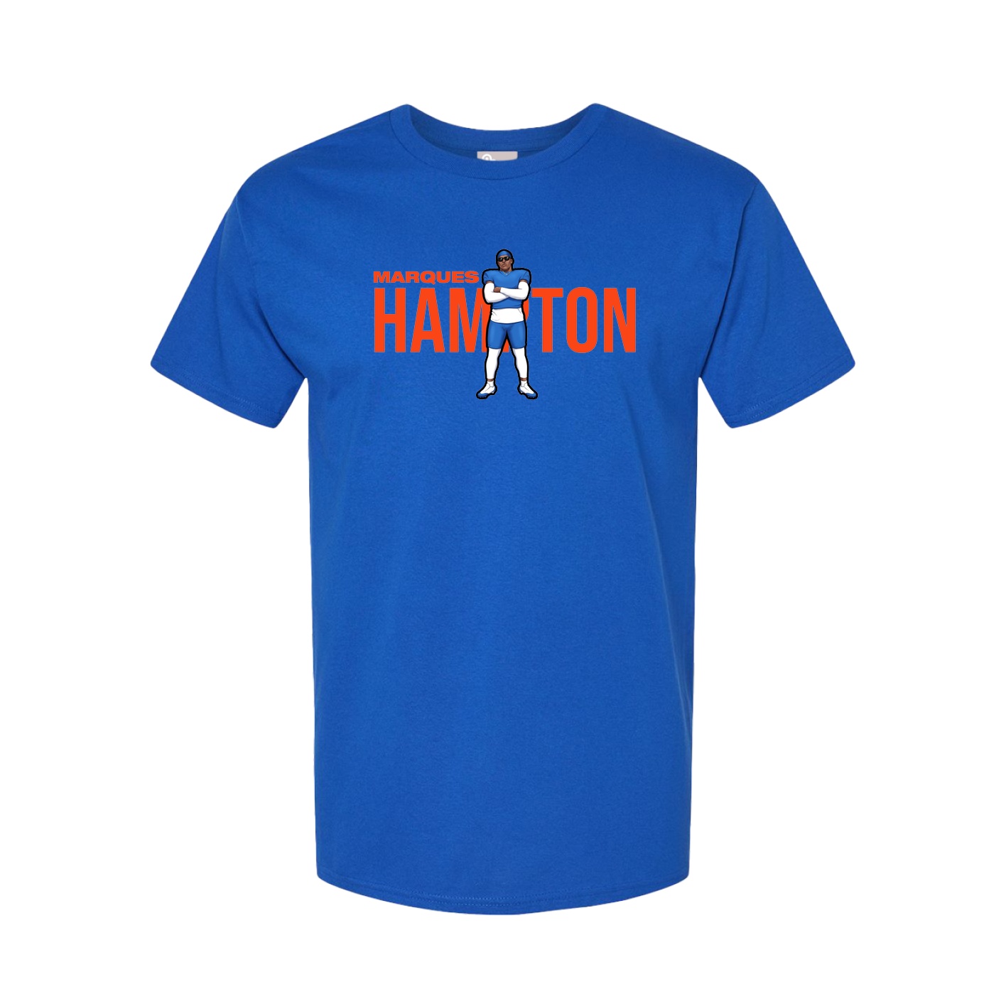 Youth Tee — Player Name in Royal