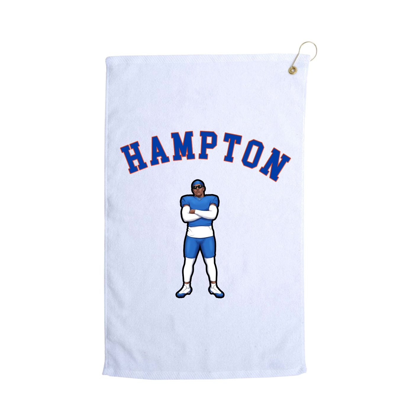 Golf Towel — Shirsey Arch in White