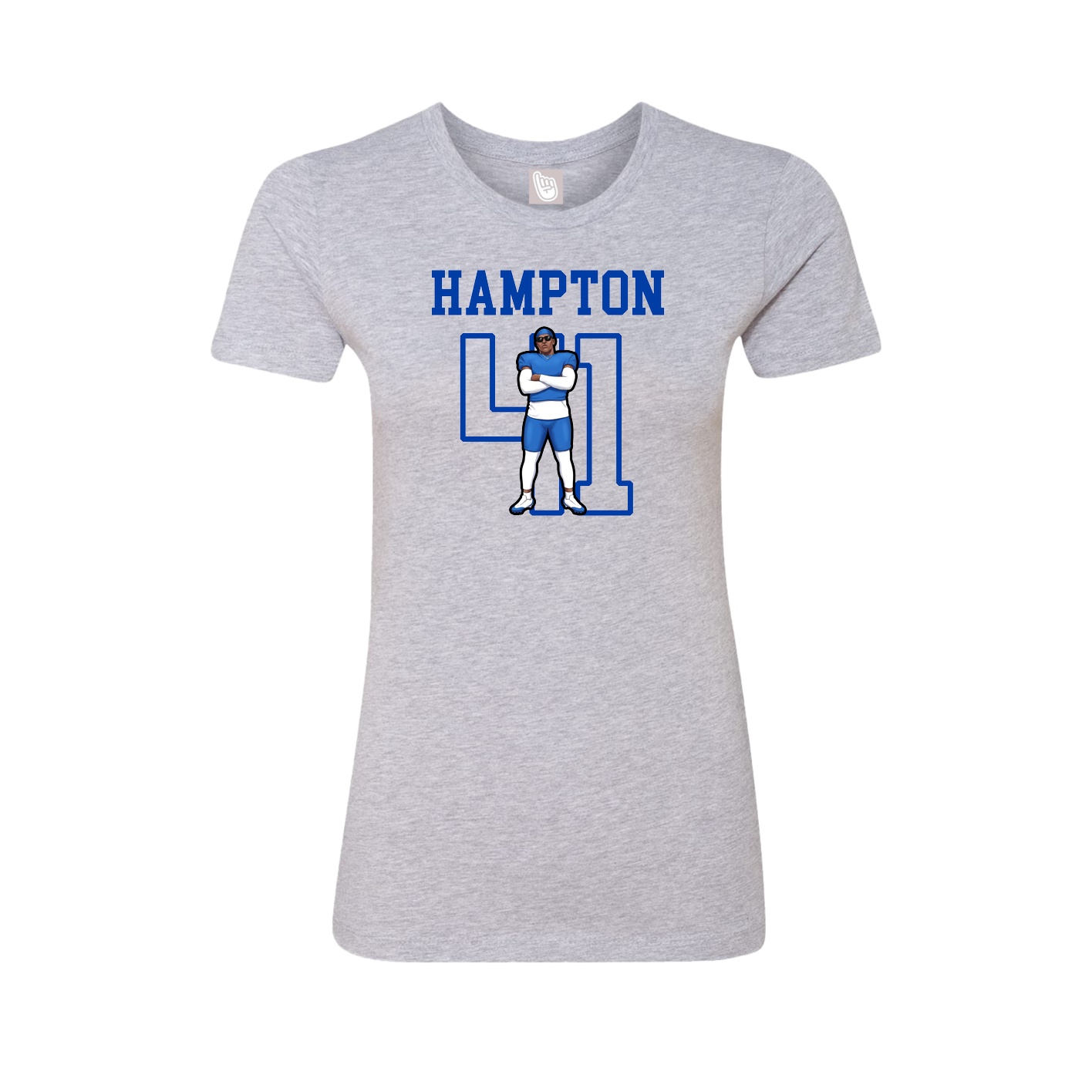 Fitted Women's Tee — Shirsey in Grey