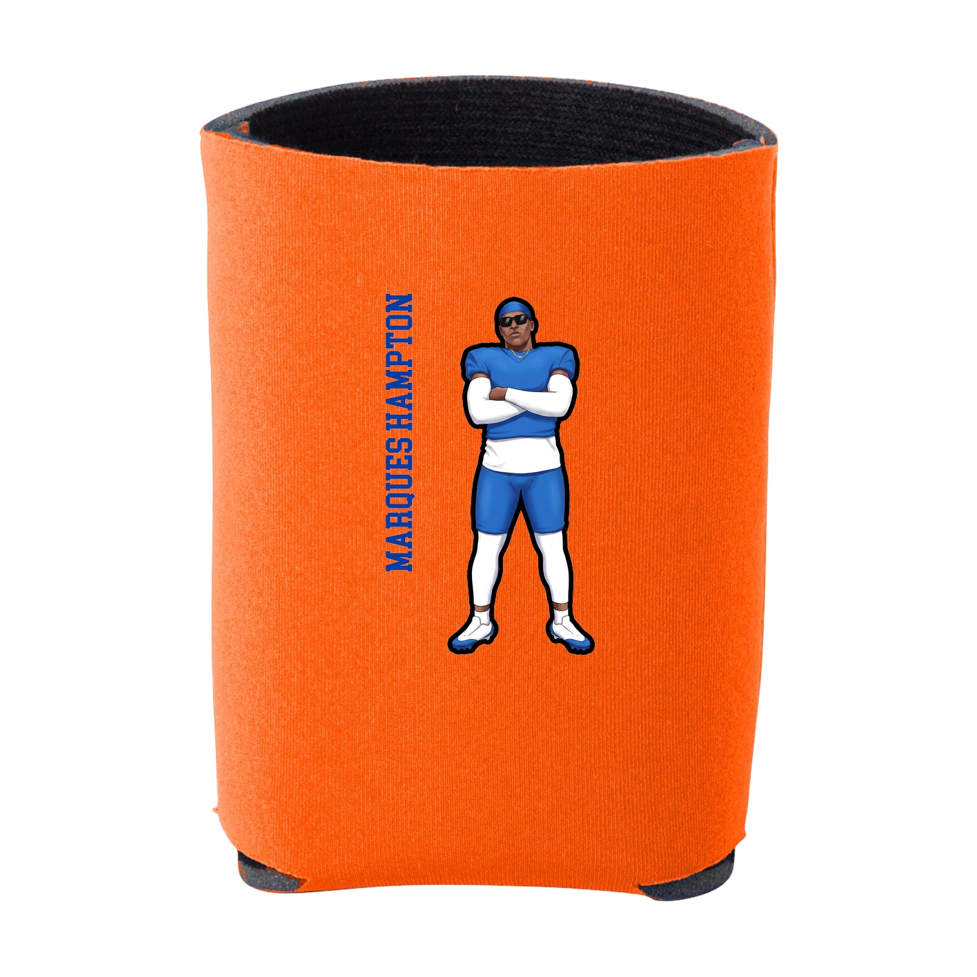 Can Holder — Name Vertical in Orange