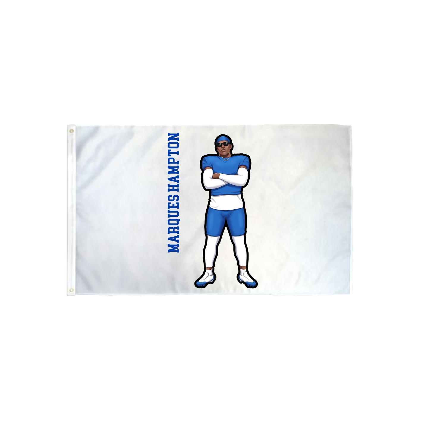 3x5 Flag — Name Vertical in Classic