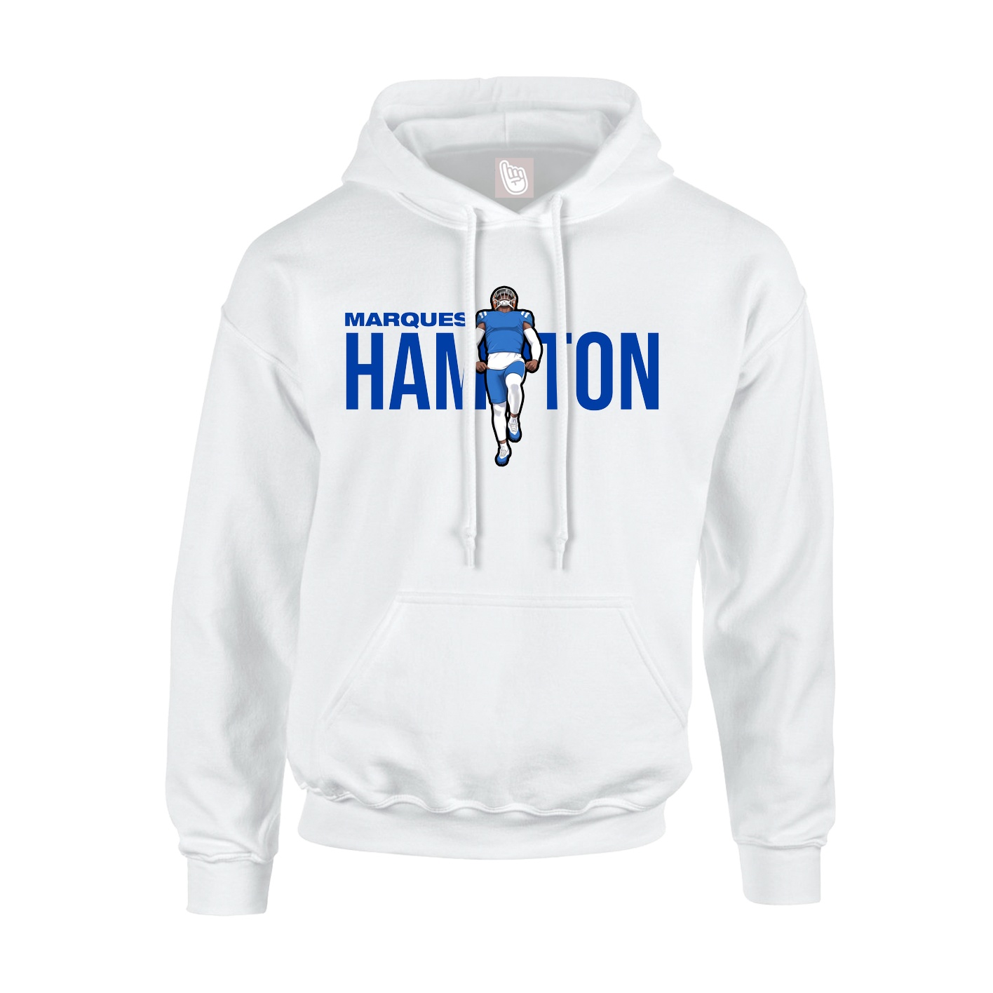 Hoodie — Player Name in White