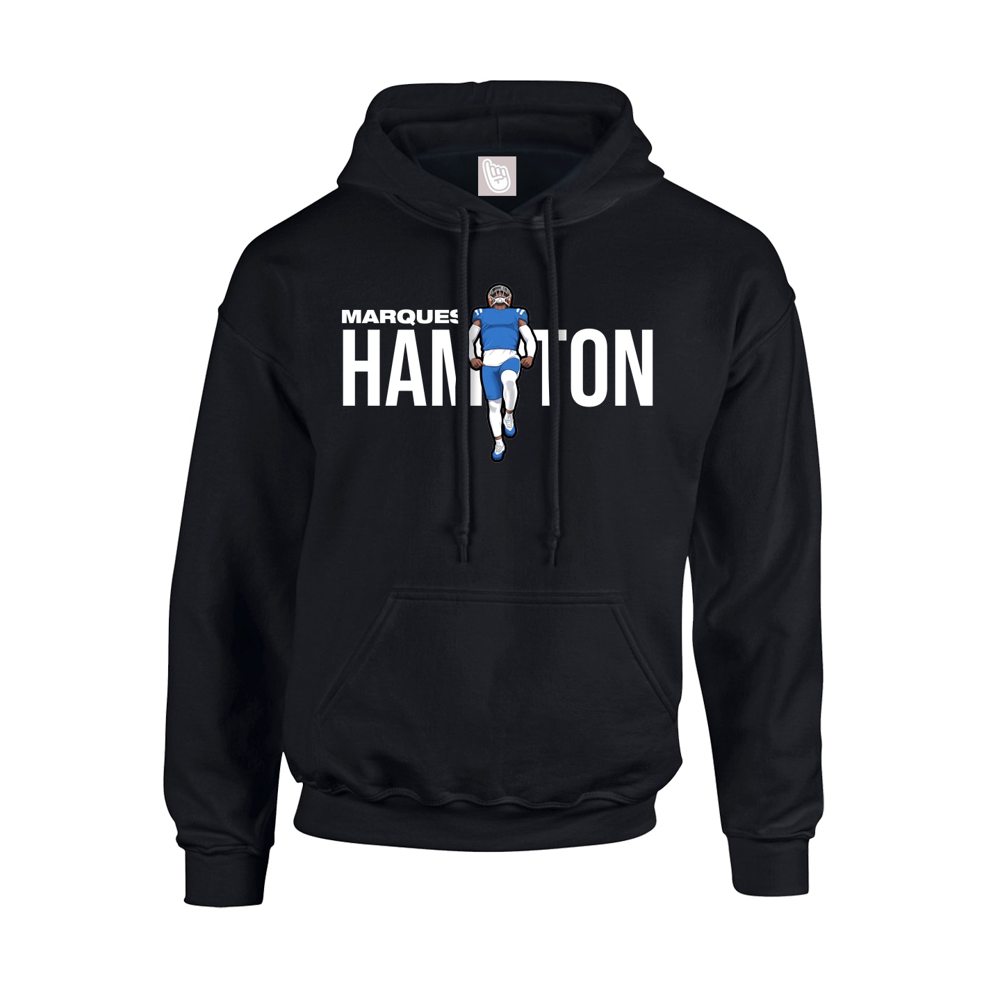 Youth Hoodie — Player Name in Black