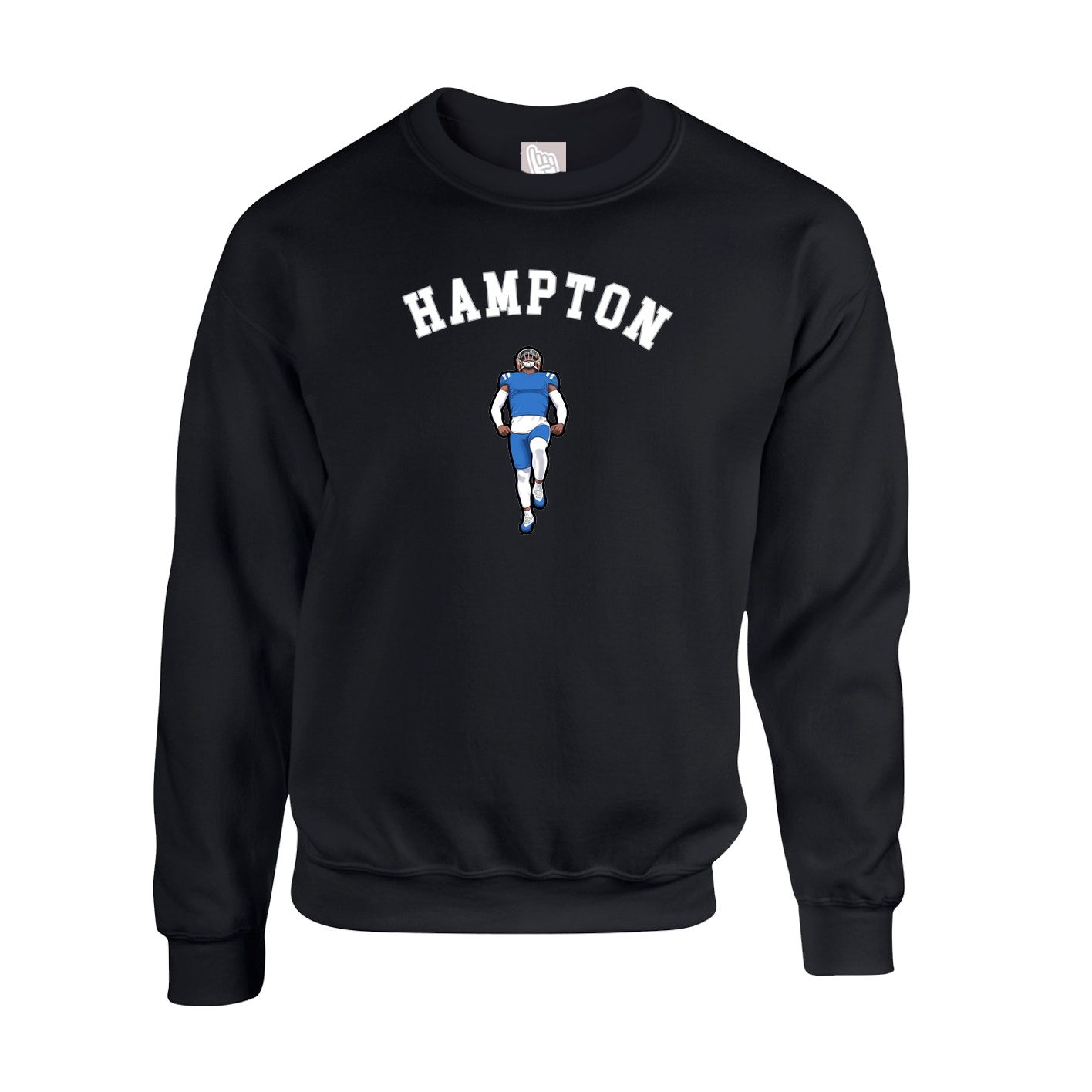 Fleece Crew — Shirsey Arch in Black