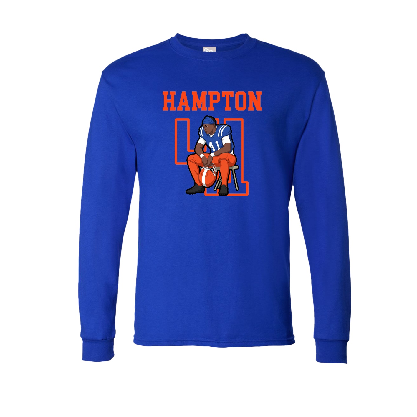 Long Sleeve Tee — Shirsey in Royal