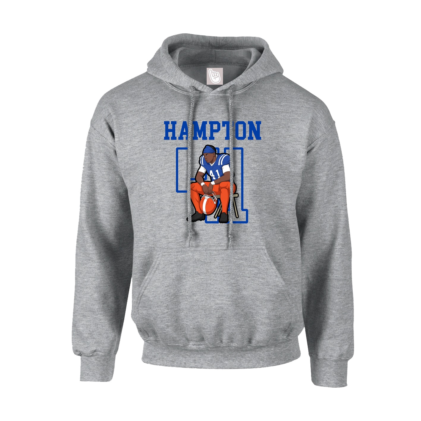 Hoodie — Shirsey in Grey