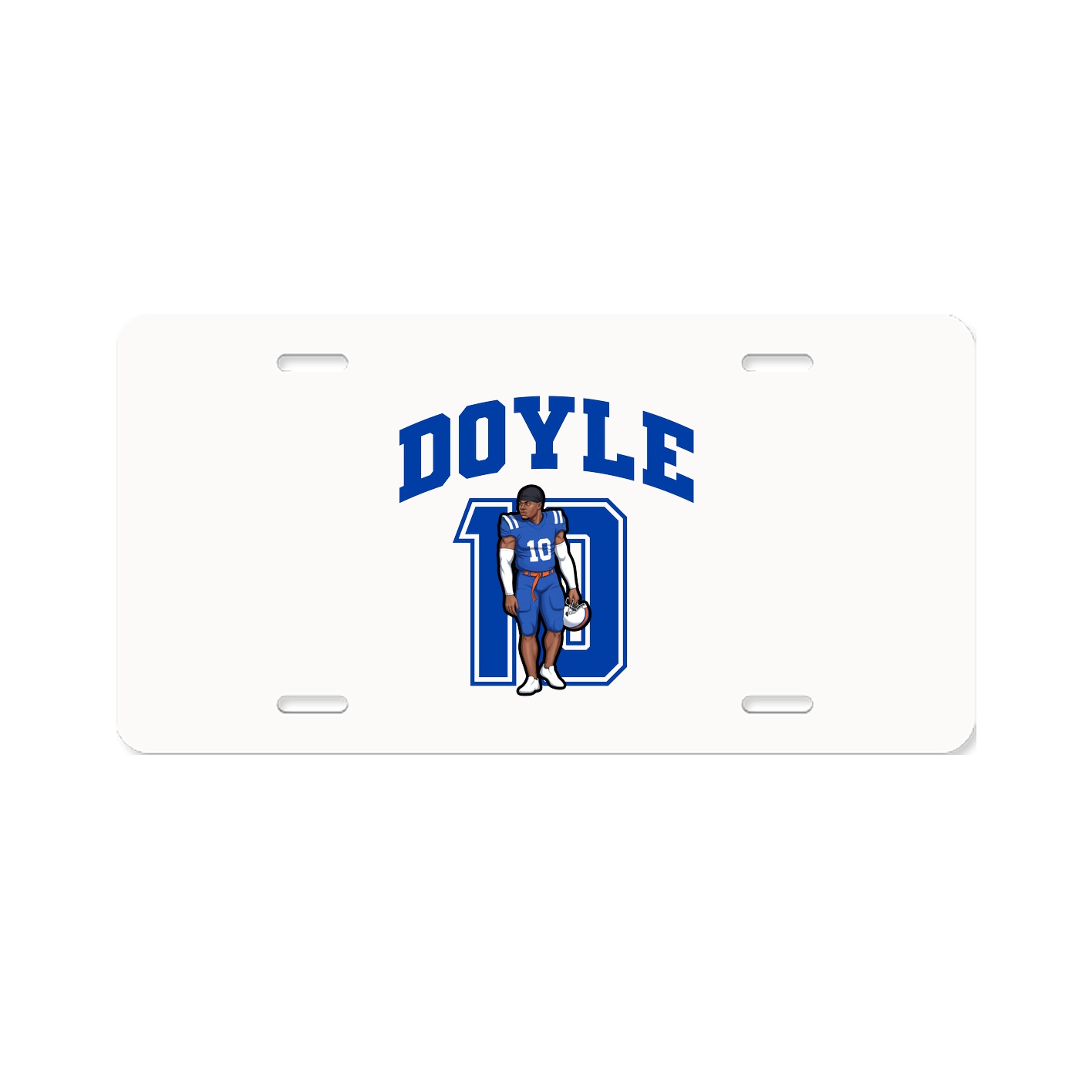 License Plate — Number in Classic