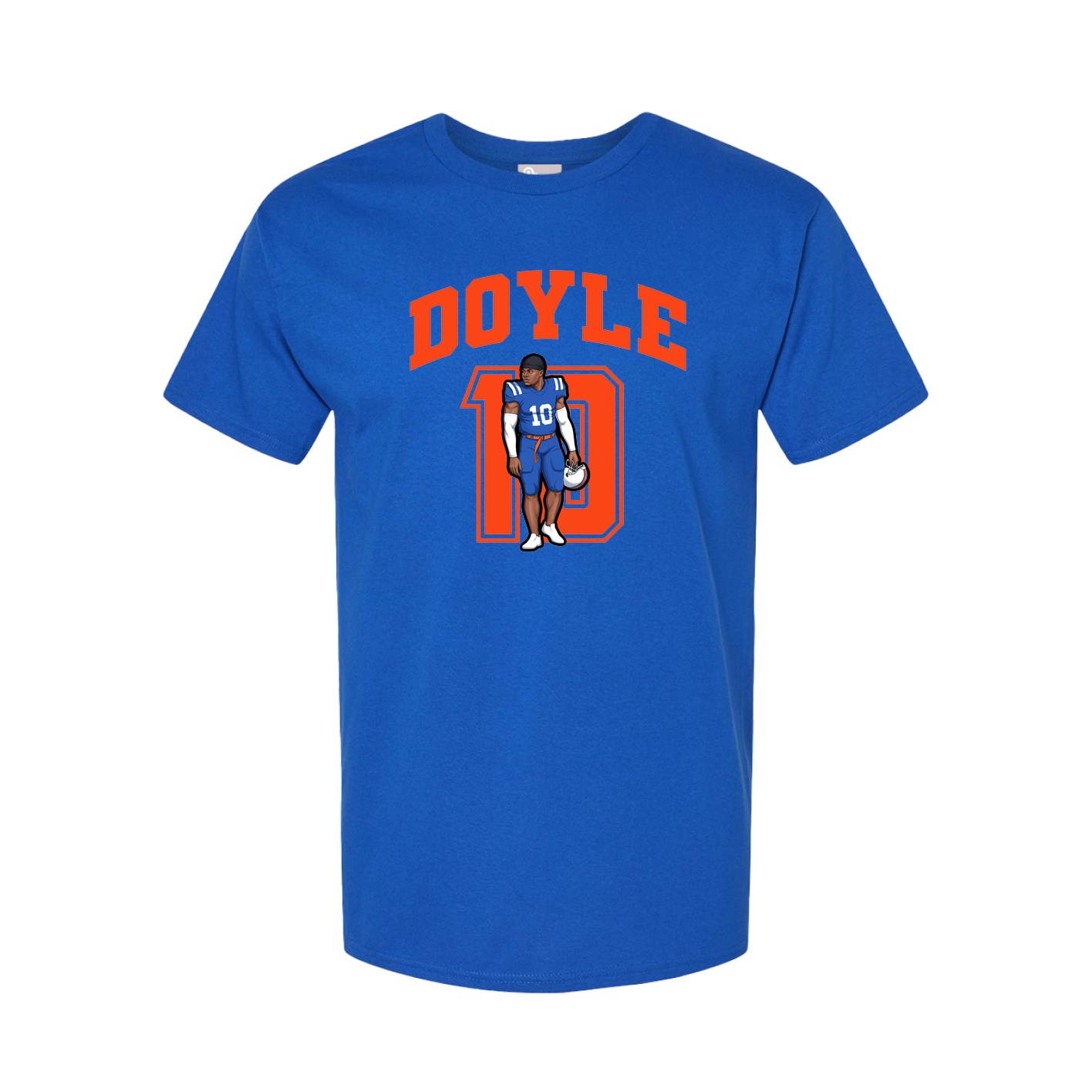 Youth Tee — Number in Royal