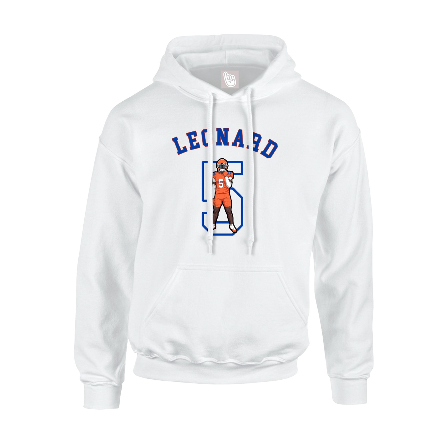 Youth Hoodie — Shirsey Arch in White