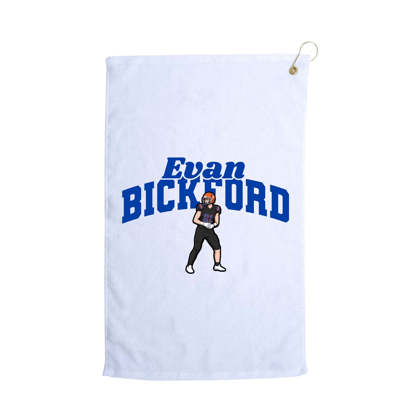 Golf Towel — Signature Arch in White