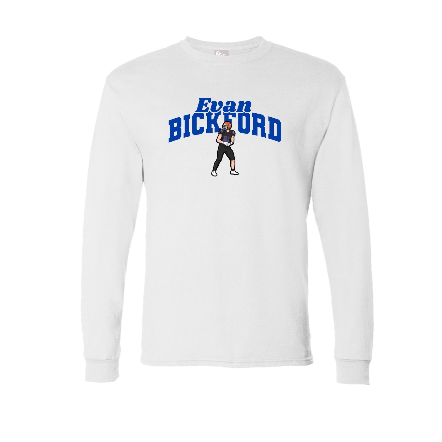 Long Sleeve Tee — Signature Arch in White