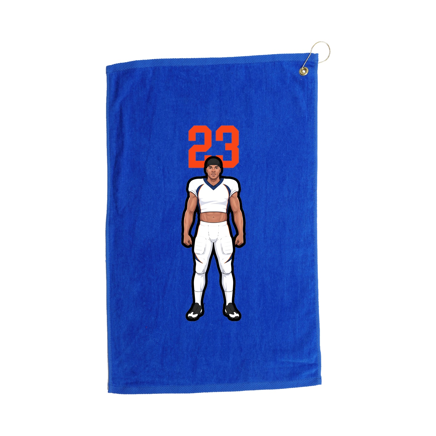 Golf Towel — Number Top in Royal
