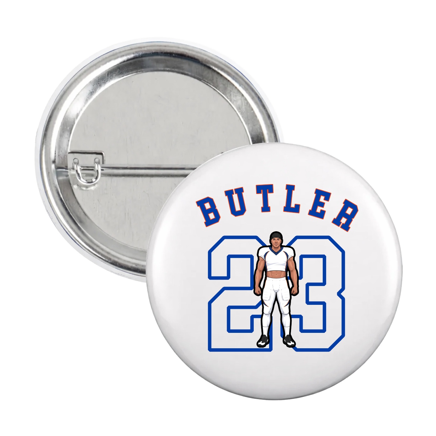 Game Day Button — Shirsey Arch in White
